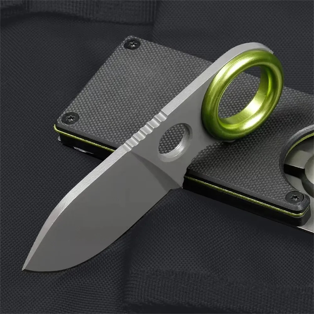Everyday Carry (Edc) Knife - Pisau Lipat Mini Ring Fixed Blade