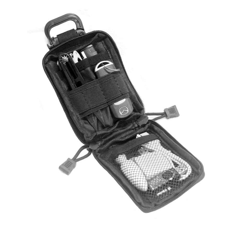 Edc Carry Accessories - Tas peralatan EDC Dompet ritsleting luar