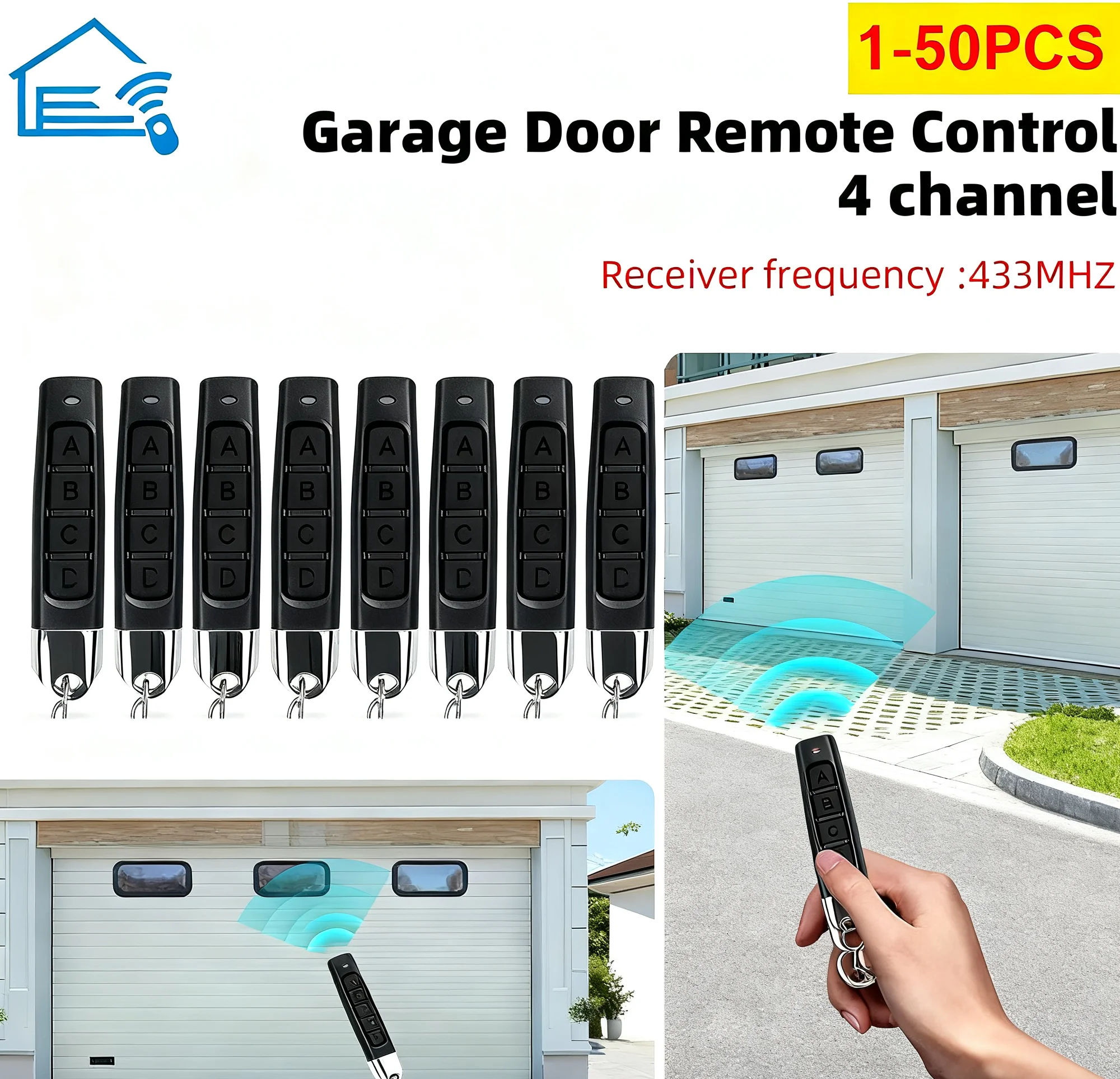 Bottle Opener Keyring - Remote Control 433MHz Pembuka Pintu Garasi