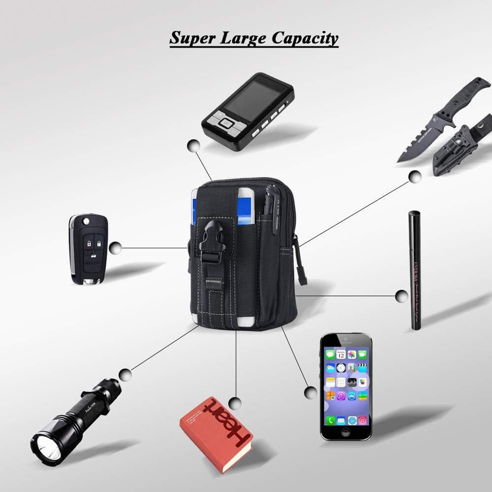 Kantong Sabuk Molle Taktis Tas - Edc Concealed Carry Belt ulasan dan harga