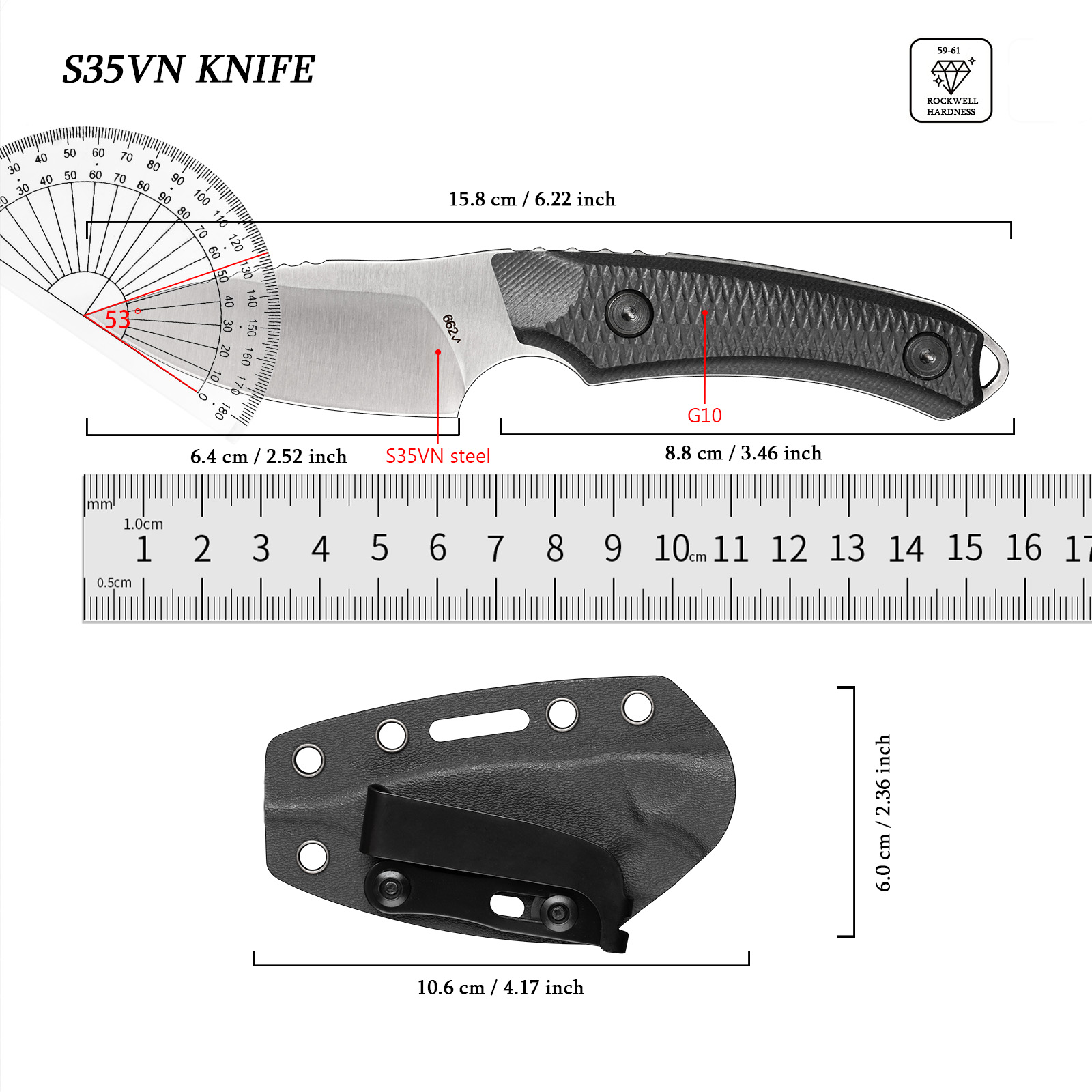 Alat Multifungsi EDC Portabel  - Everyday Carry (Edc) Knife ulasan dan harga