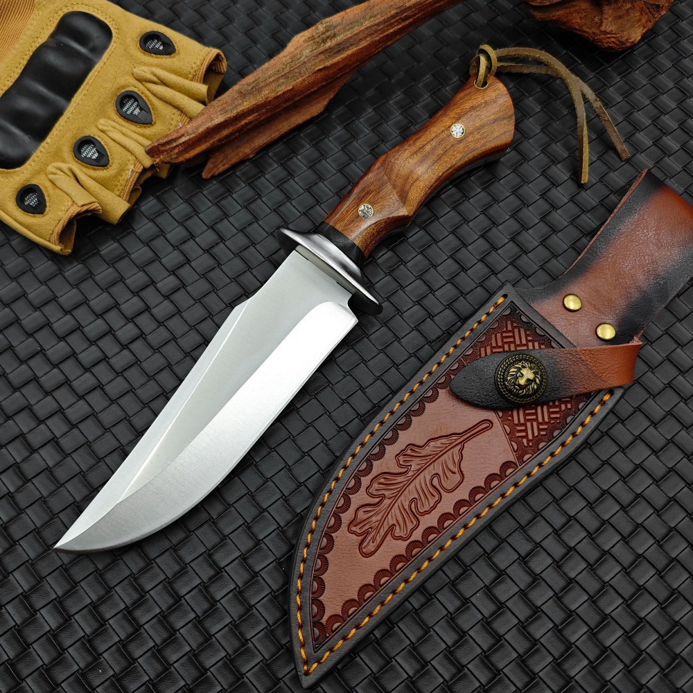 Pisau Saku Gagang Kayu Pir Mer - Edc Pocket Carry Fixed Blade ulasan dan harga