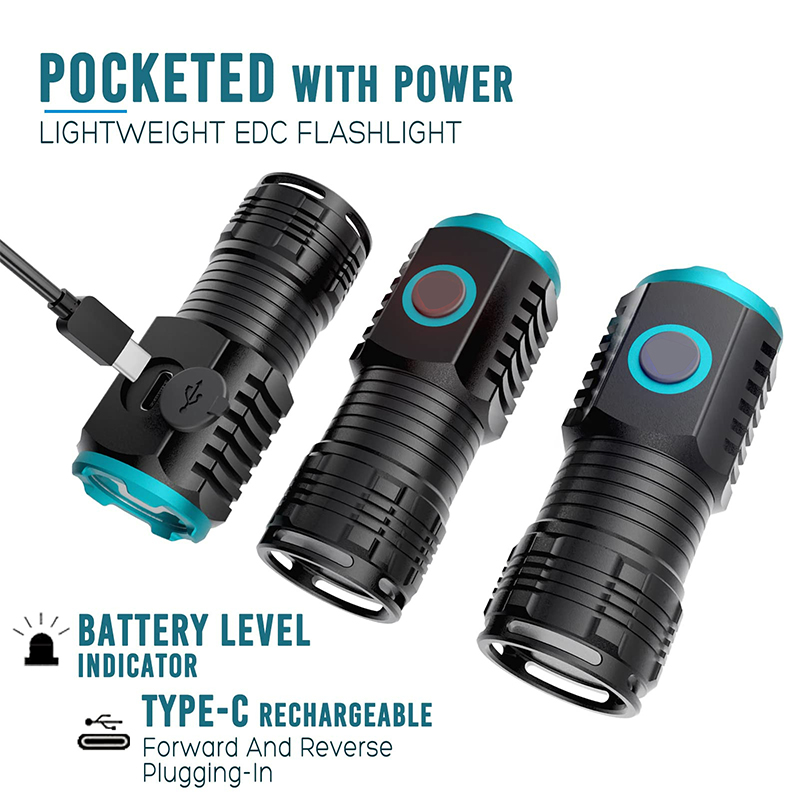Senter Led Mini tipe-c, senter - Edc (Every Day Carry ulasan dan harga