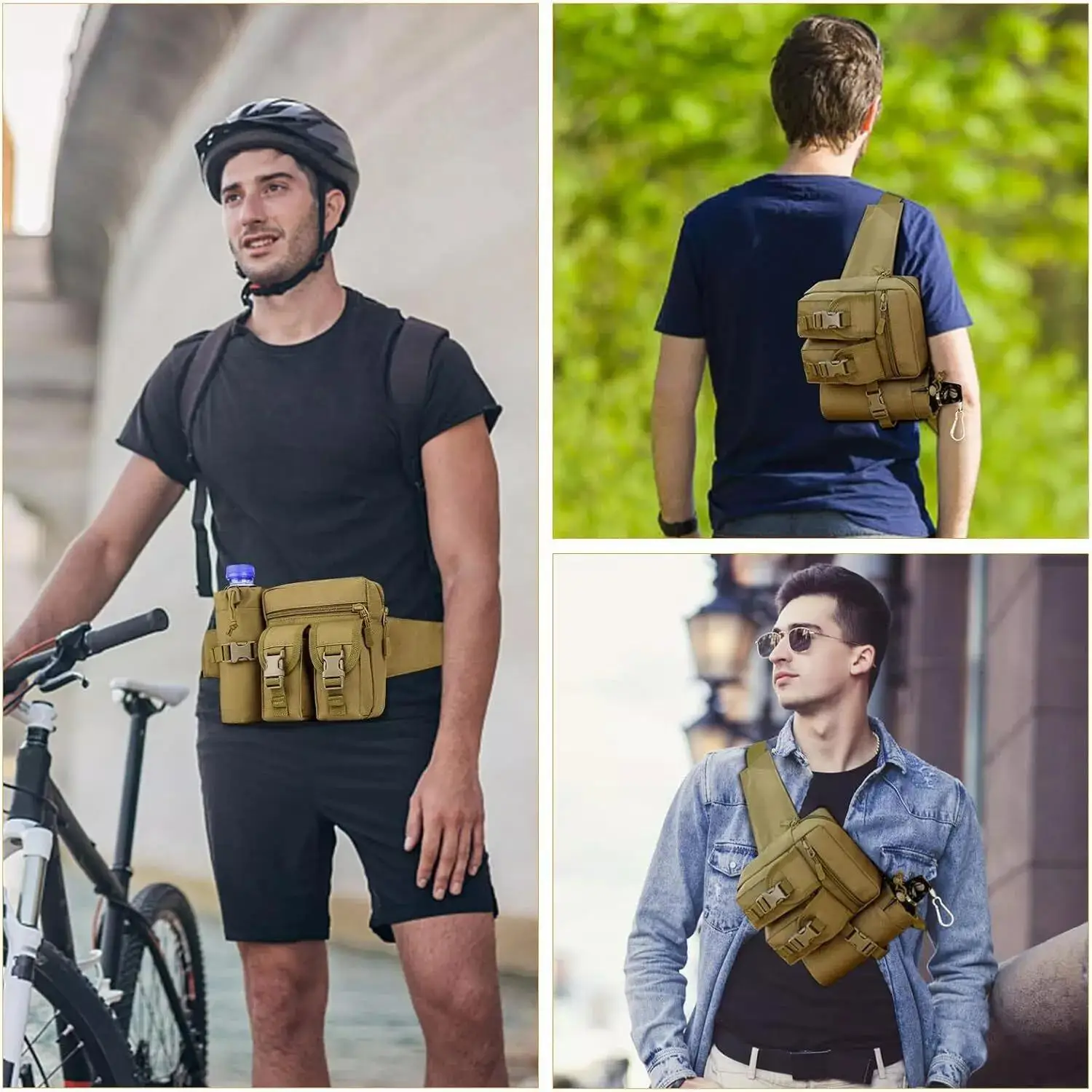 Paket Fanny Taktis untuk Pria  - Edc Carry Bag For Men ulasan dan harga