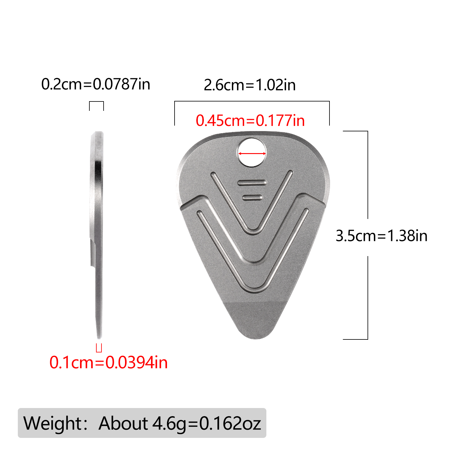 Alat Pengungkit EDC Titanium P - Edc Carry Accessories ulasan dan harga