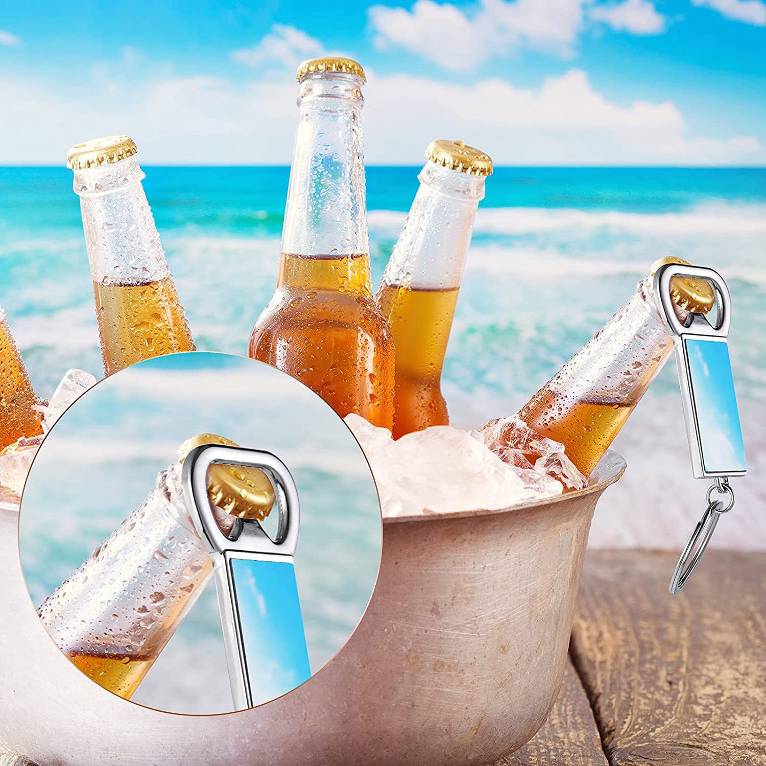 AED7-10 Pcs Gantungan Kunci Su - Bottle Opener Keyring ulasan dan harga