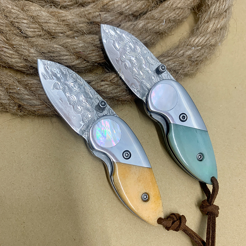Pisau Lipat Mini RHON, Baja VG - Edc Pocket Carry Fixed Blade ulasan dan harga