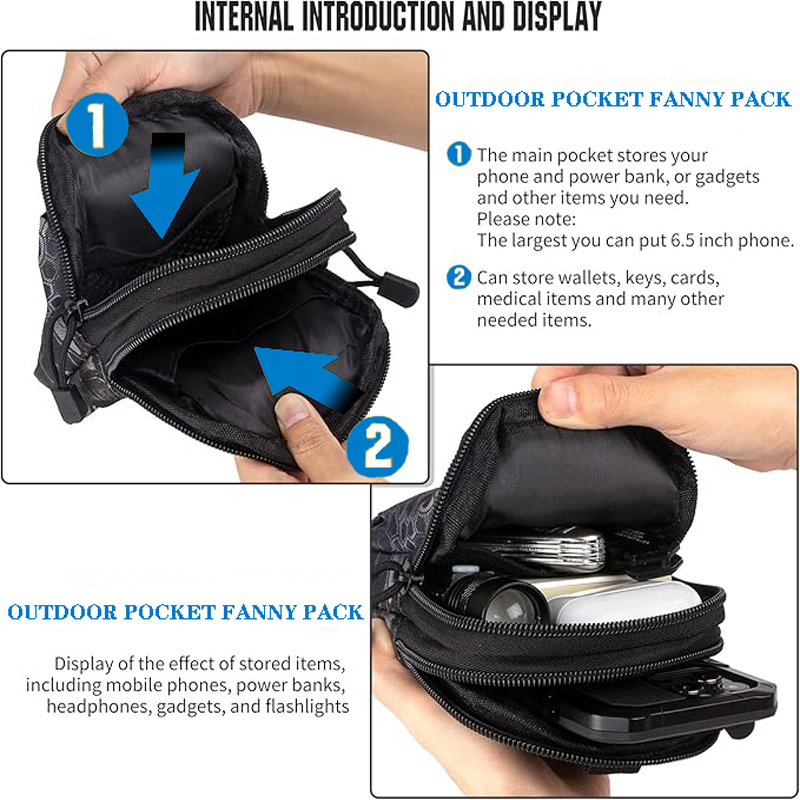 Tas Pinggang Kantong Molle Tak - Edc Concealed Carry Belt ulasan dan harga